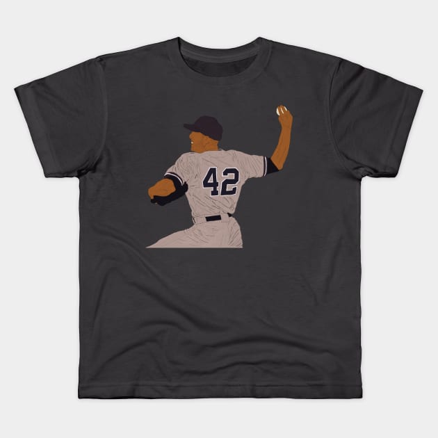 Mariano Rivera Kids T-Shirt by Ferrajito